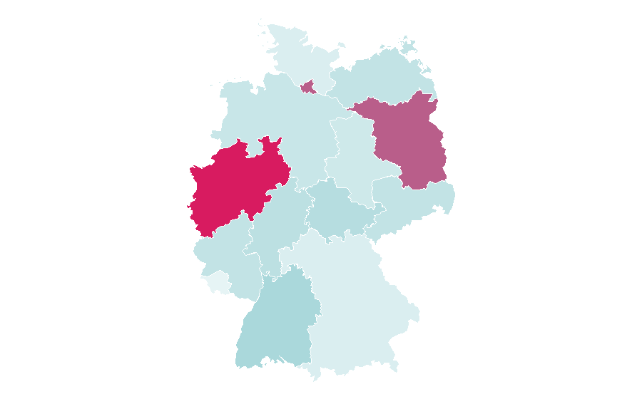 Affinity by region — Honda Jazz, Germany