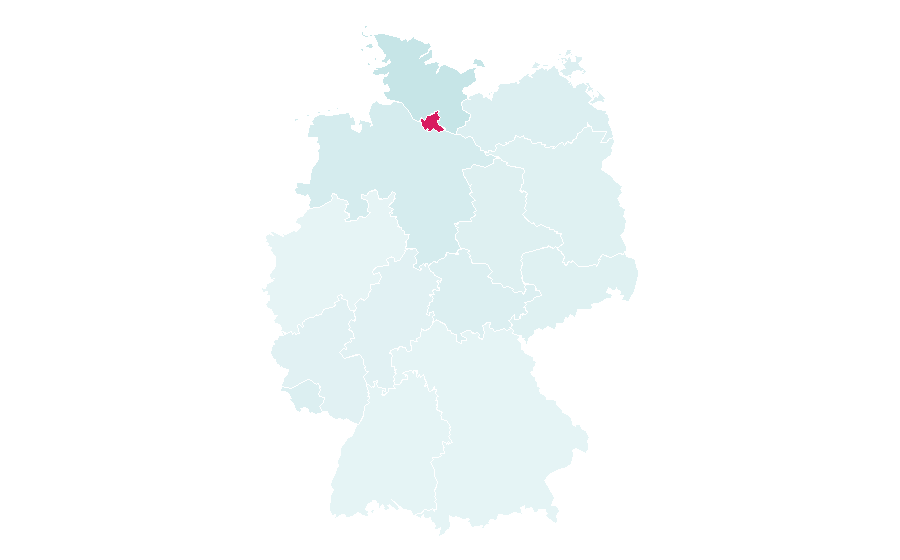 Affinity by region — Honey bee, Germany