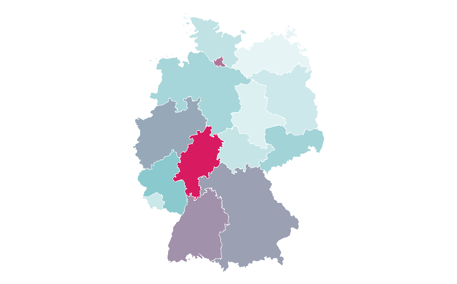 Affinity by region — Hong Kong, Germany