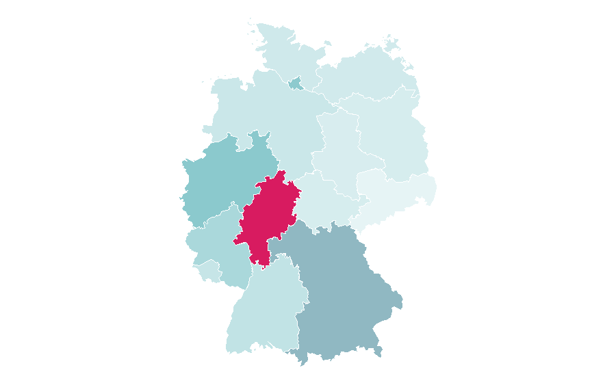 Affinity by region — Horeca, Germany