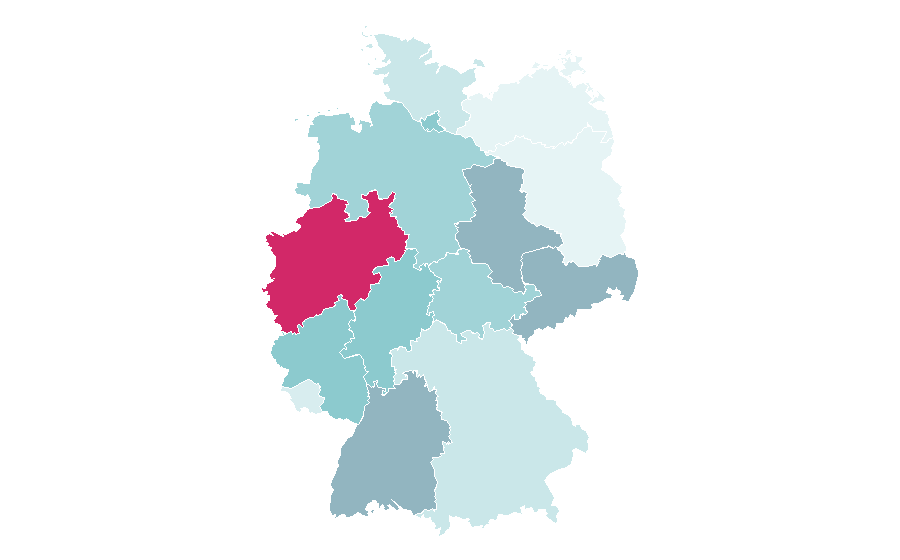 Affinity by region — Hormone, Germany
