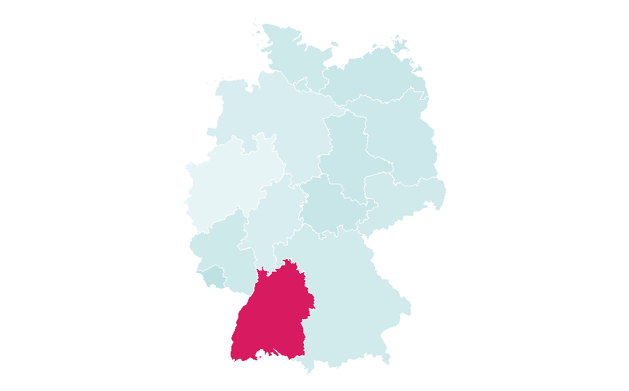 Afinidad por región — Horse tack, Alemania