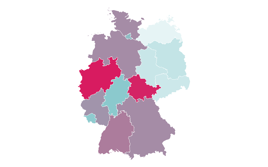 Affinity by region — Hörzu, Germany