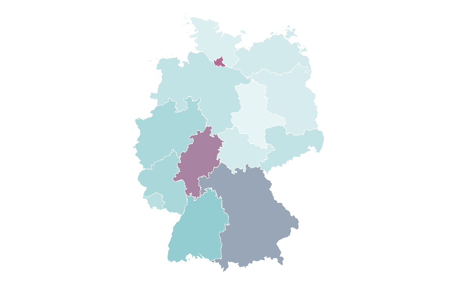Affinity by region — Hospitality, Germany
