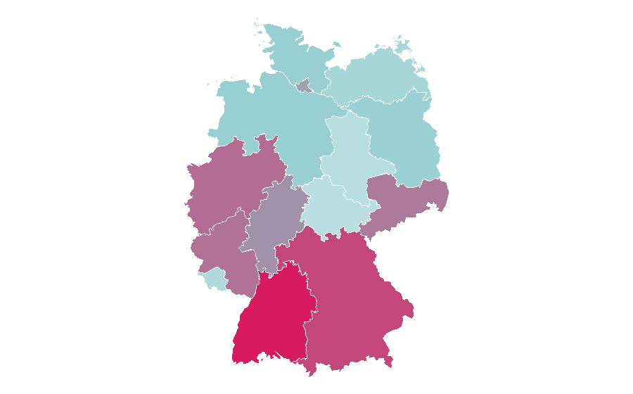 Affinità per regione — Hot rod, Germania