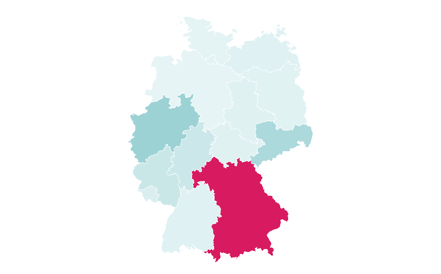 Affinity by region — Hotel Europa, Germany