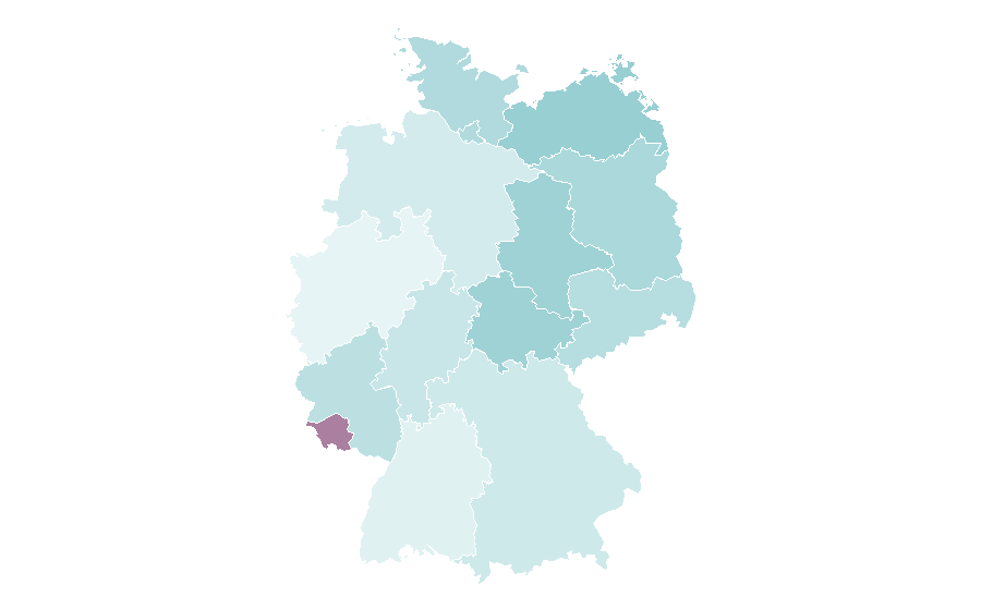 Afinidad por región — Hotel manager, Alemania
