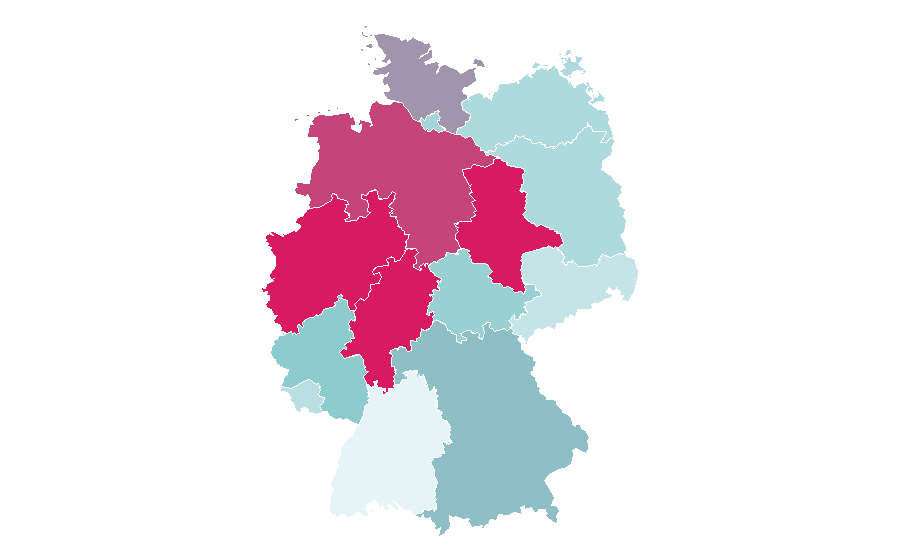 Affinity by region — House of the Dragon, Germany