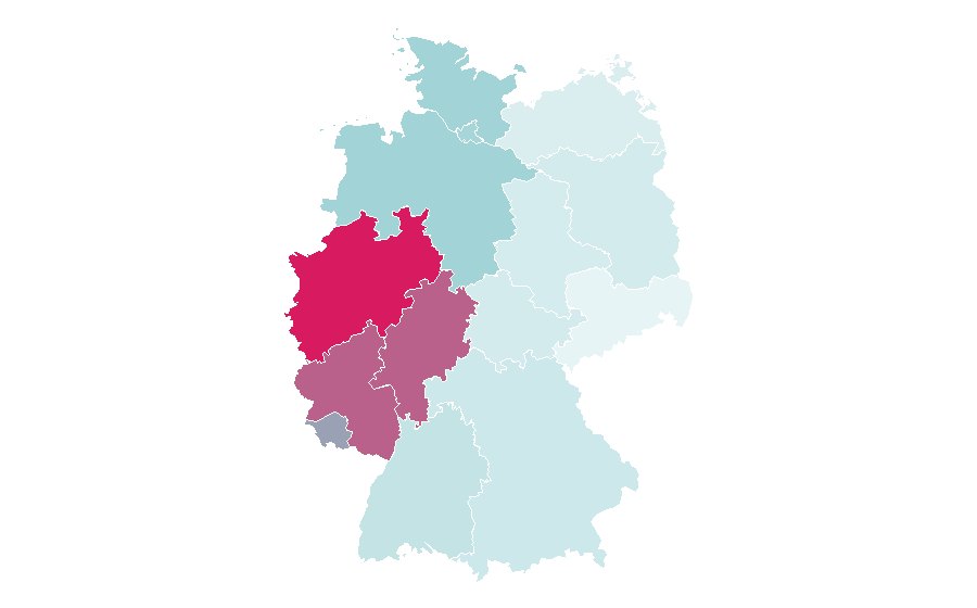 Affinité par région — House painter and decorator, Allemagne