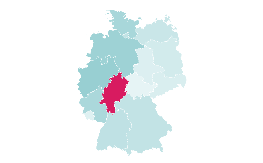 Affinity by region — House party, Germany