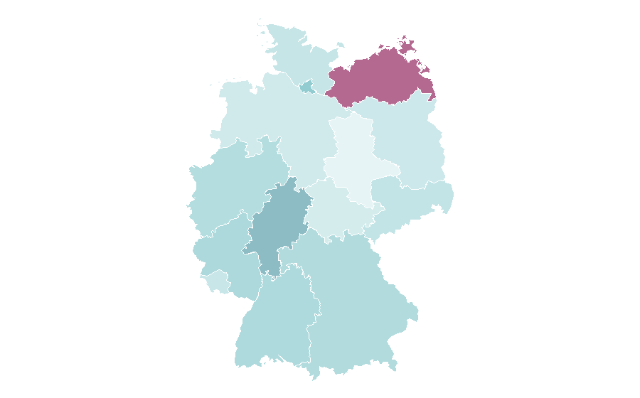 Affinity by region — Howl's Moving Castle (film), Germany