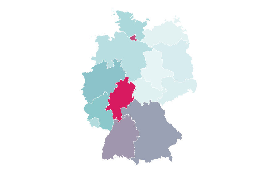 Affinity by region — Hublot, Germany
