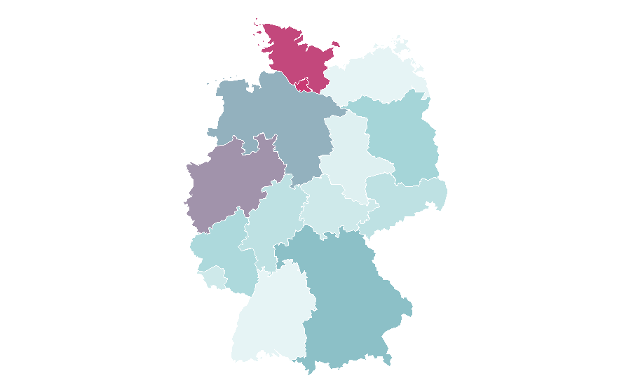 Affinity by region — Hugh Grant, Germany
