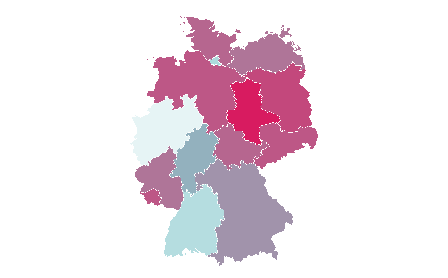 Affinity by region — Hugh Laurie, Germany