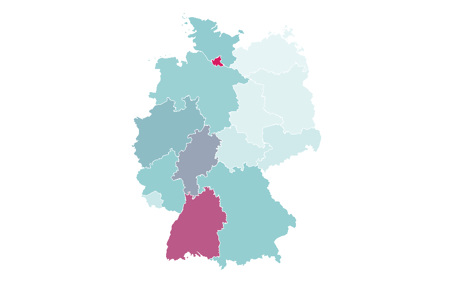 Affinità per regione — Human resource management, Germania