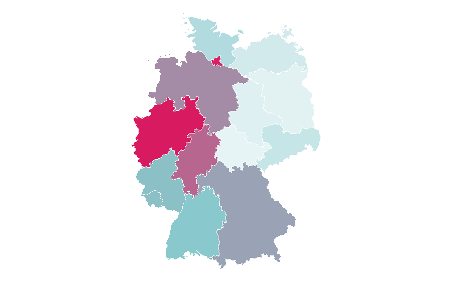 Affinity by region — Humpty Dumpty (comics), Germany