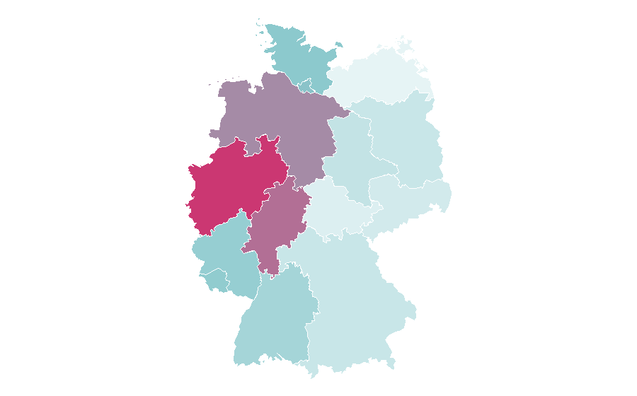 Affinity by region — Hunter × Hunter, Germany