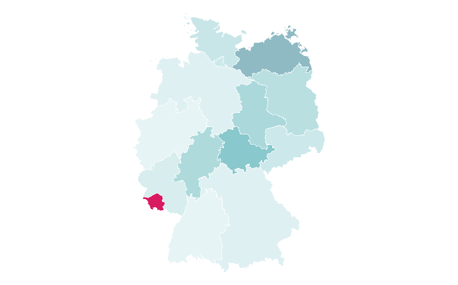 Affinity by region — Hybrid drive, Germany