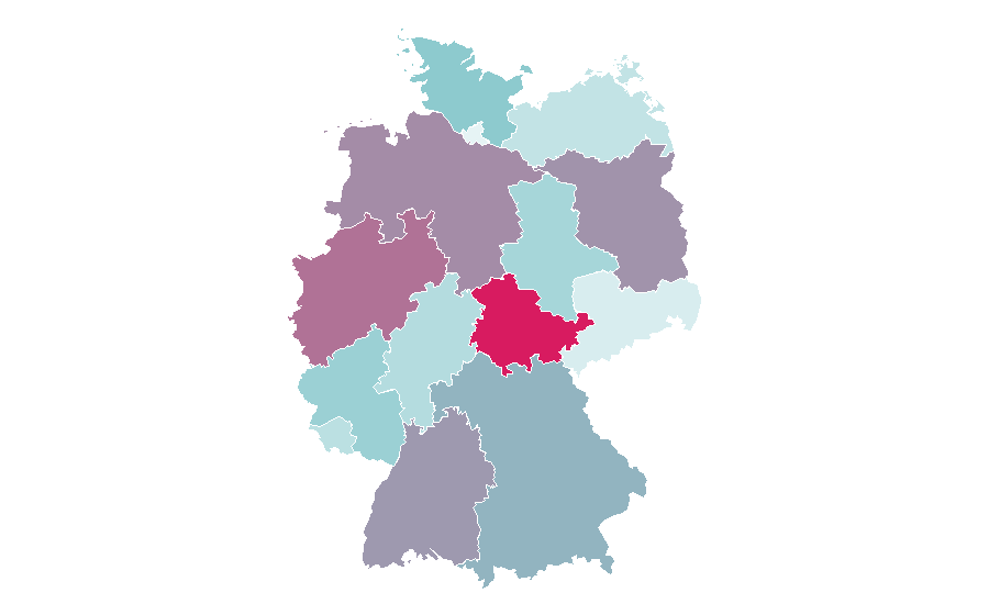 Affinity by region — Hydropower, Germany