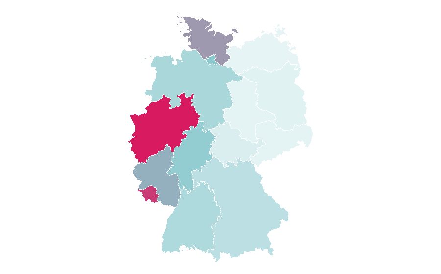 Affinity by region — Hyundai i10, Germany