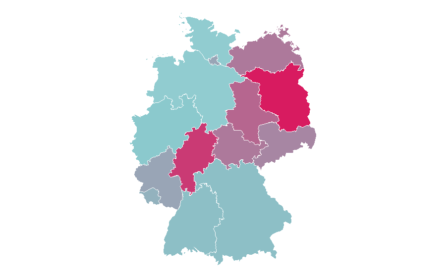 Affinity by region — Hyundai Santa Fe, Germany