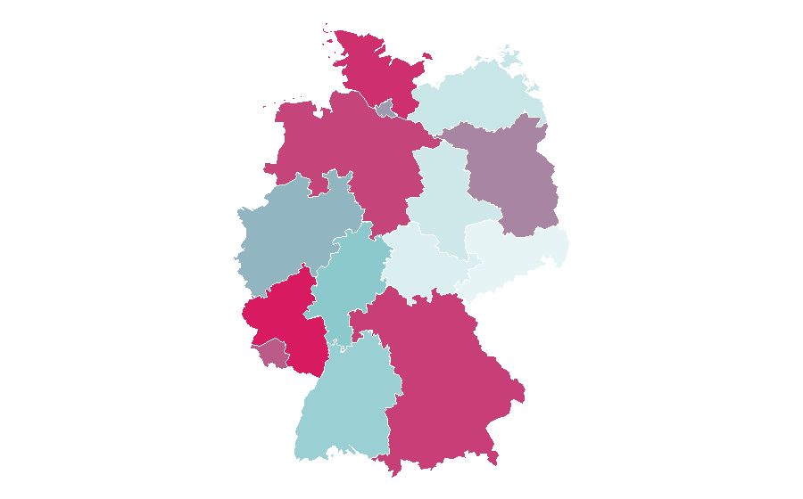 Affinity by region — I Dream of Jeannie, Germany
