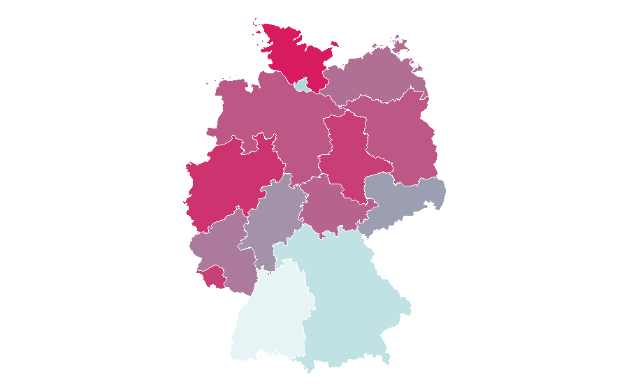 Affinity by region — Iain Glen, Germany