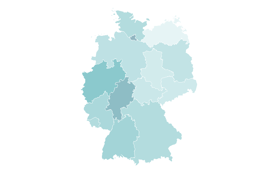 Affinity by region — IBooks, Germany