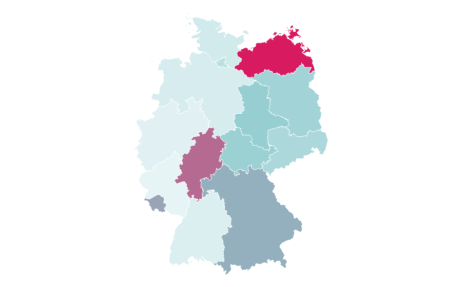 Affinity by region — Ice fishing, Germany
