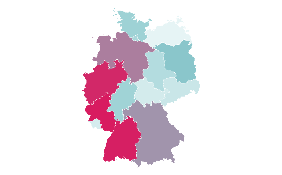 Affinity by region — Ice skating, Germany