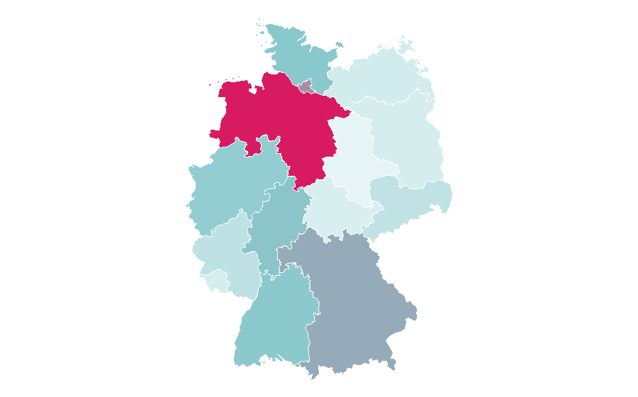 Affinity by region — ID. BUZZ, Germany