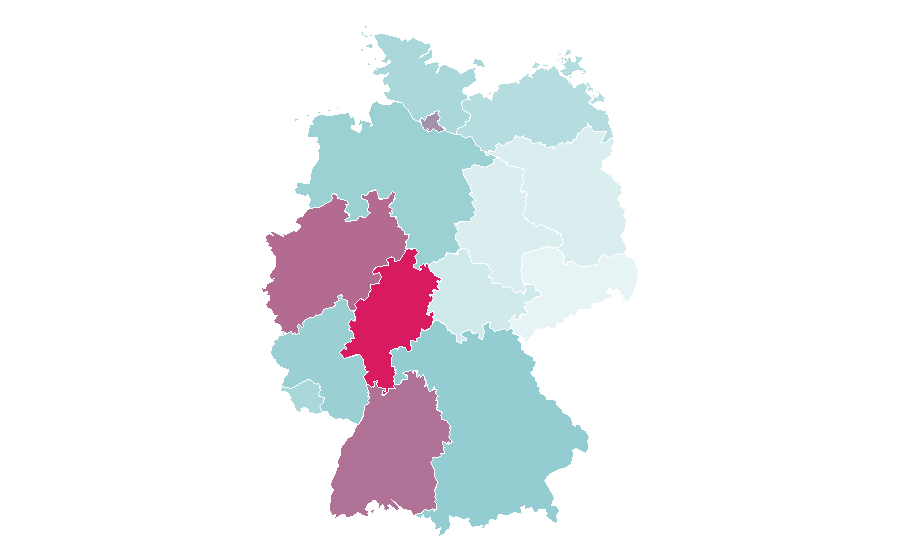 Affinity by region — IF Elfsborg, Germany