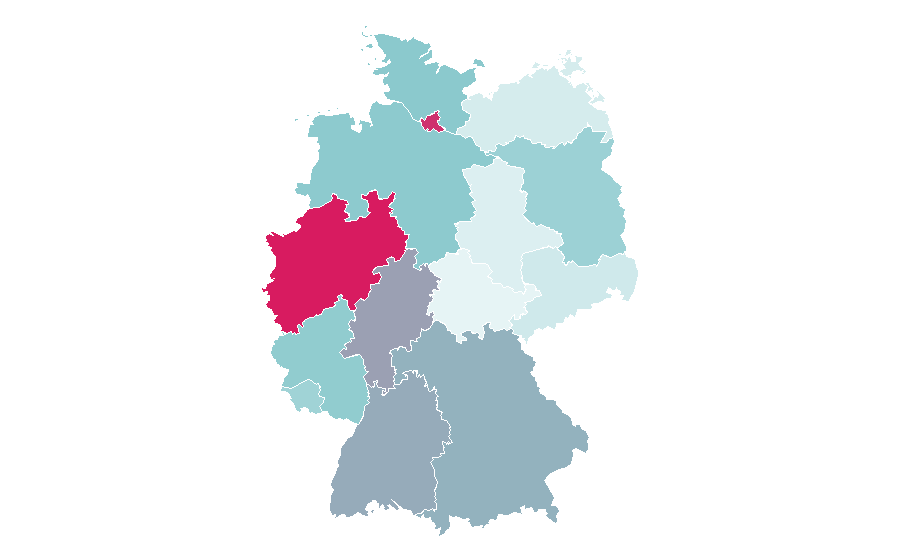 Affinity by region — Iga Swiatek, Germany
