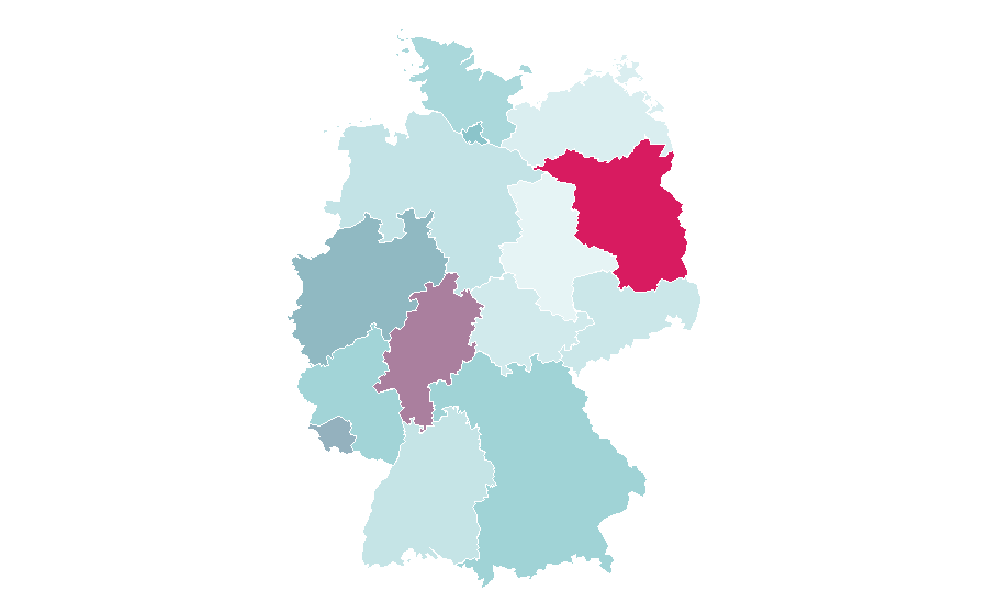 Affinity by region — IGN, Germany