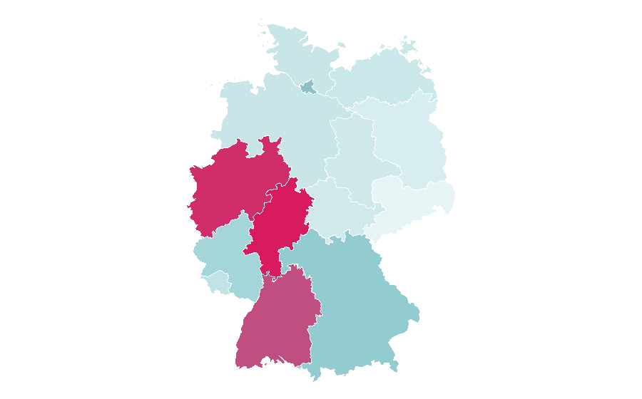 Affinity by region — İlber Ortaylı, Germany