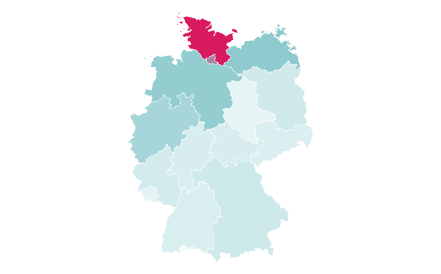 Affinity by region — Ildikó von Kürthy, Germany