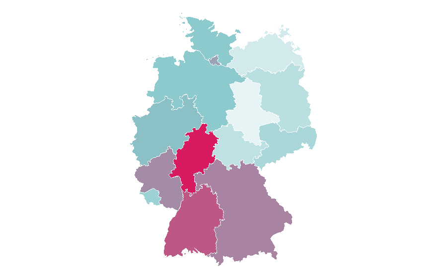 Affinity by region — Illinois, Germany