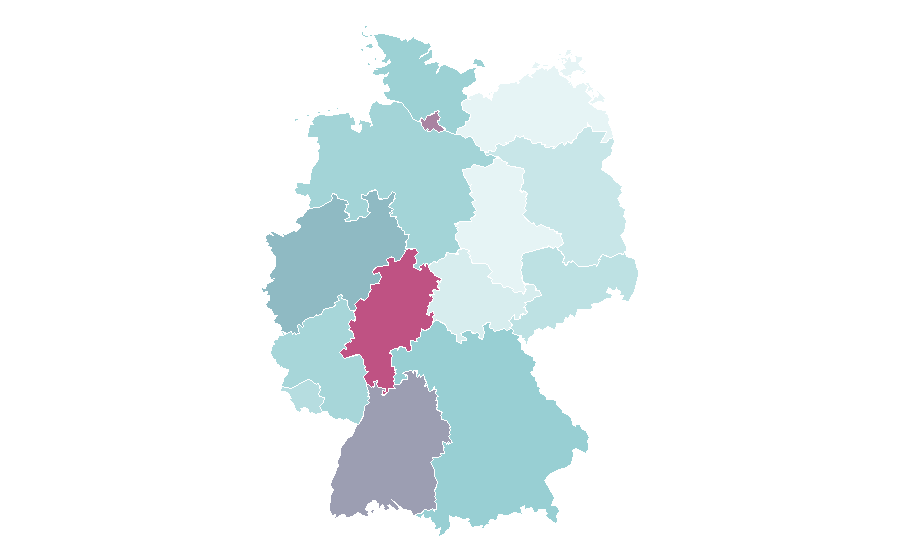 Affinity by region — Illustrator, Germany