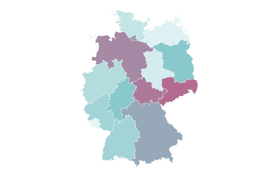 Affinity by region — Immunity (medical), Germany