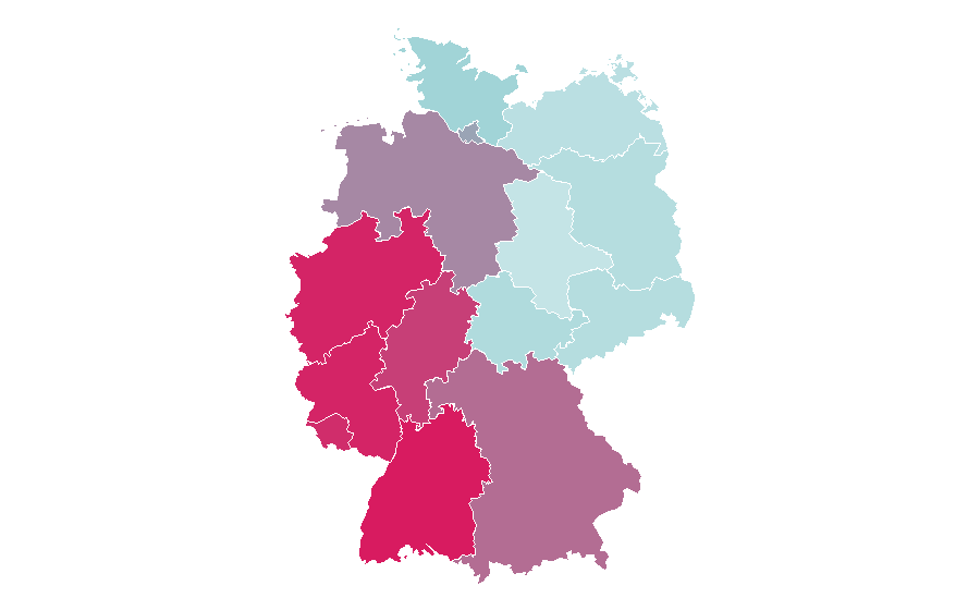 Affinity by region — Imodium akut, Germany
