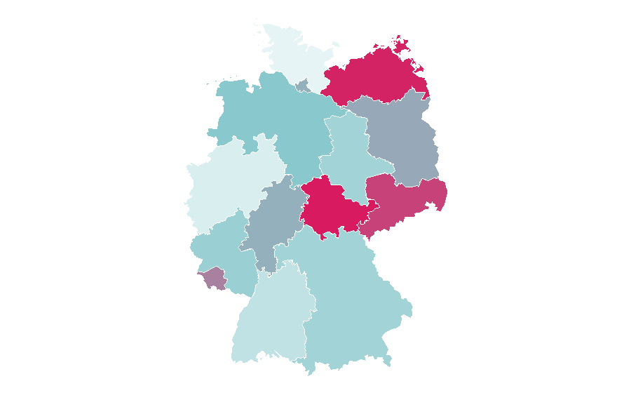 Affinity by region — Impressionism, Germany