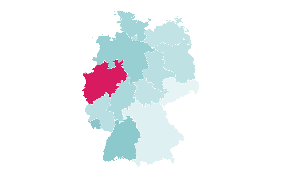 Affinity by region — Improvisational theatre, Germany