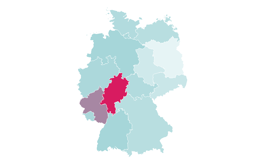 Affinity by region — Independence, Germany