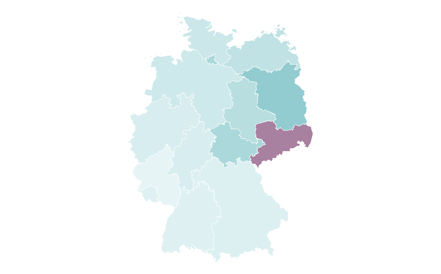 Affinity by region — Independent Media Center, Germany