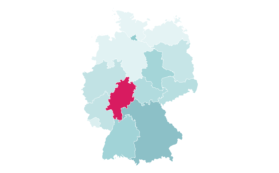 Affinity by region — Indian Premier League, Germany