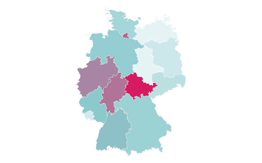 Affinity by region — Indiana Pacers, Germany