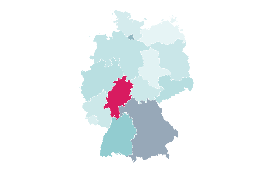 Affinity by region — Indigo (actress), Germany