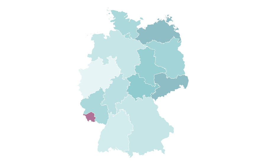 Affinity by region — Industrial metal, Germany