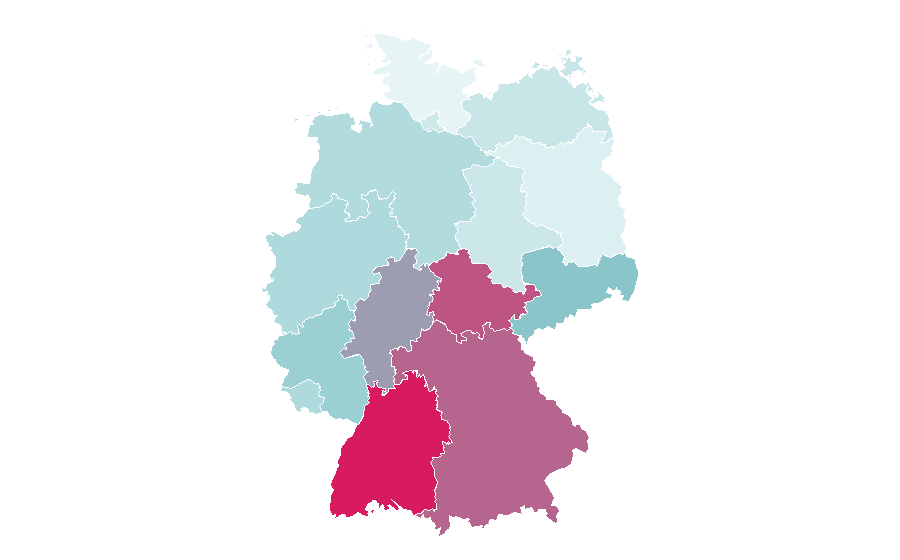 Affinity by region — Industrial robot, Germany
