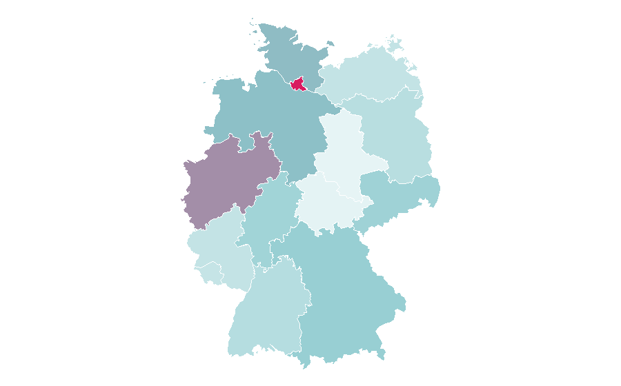 Affinity by region — Ines Anioli, Germany